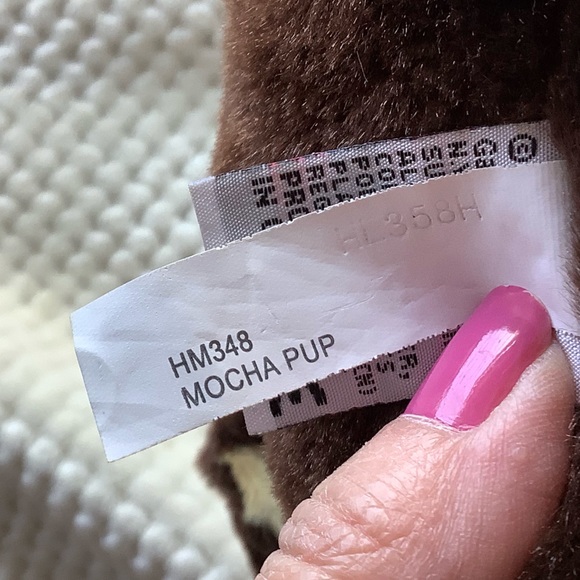 Ganz Webkinz Plush Mocha Pup HM348 Puppy Dog Stuffed Animal Toy No Code - Picture 14 of 16